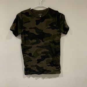 army green shirt